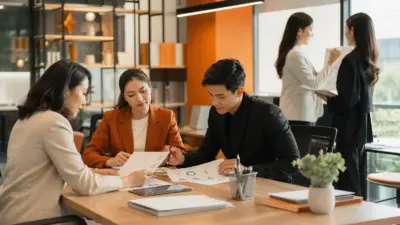 hr sedang melakukan wawancara dan menilai psikologi rekrutmen untuk membaca kecocokan kandidat