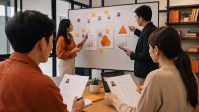 hr manager melakukan wawancara kerja sebagai bagian dari strategi rekrutmen efektif saat risiko phk meningkat
